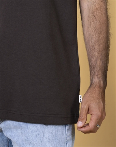 Elsk - Pure Men's Brushed T-Shirt - Soil Brown 